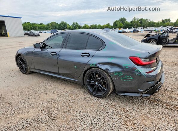 3MW5R7J0XM8B82138 2021 BMW 3 SERIES Gray Trasero izquierdo