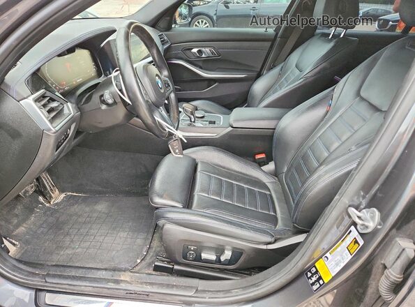 3MW5R7J0XM8B82138 2021 BMW 3 SERIES Gray Vista interior delantera