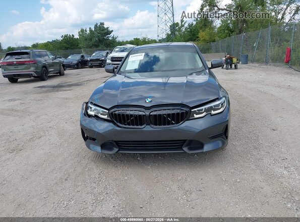 3MW5R7J56K8A04946 2019 BMW 3 SERIES Black Widok zestawu wskaźników