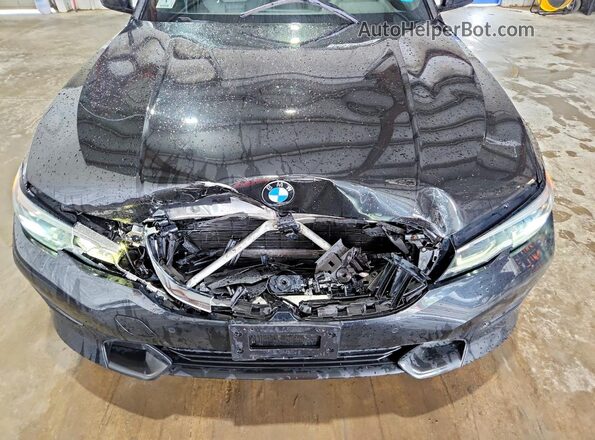 3MW5R7J59K8B02112 2019 BMW 3 SERIES Black Սալոնի հետևի տեսք