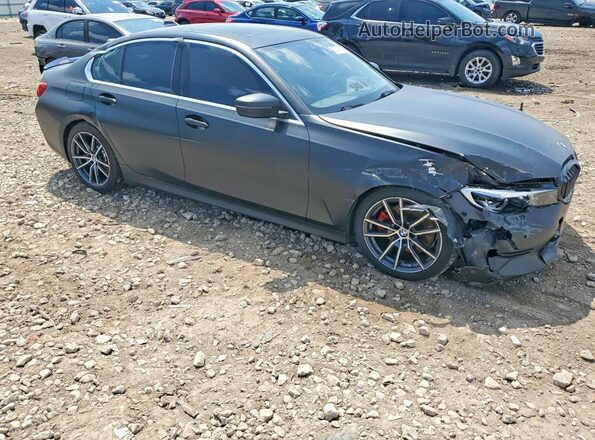 3MW5R7J5XK8B02698 2019 BMW 3 SERIES Black Front right