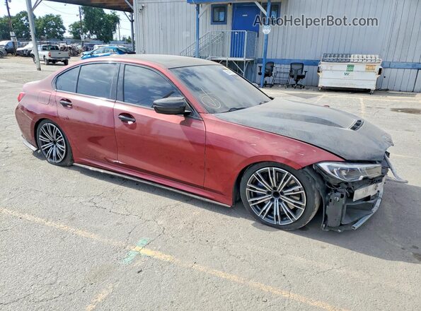 3MW5U7J02M8B57507 2021 BMW M3 Red Առջևի աջ