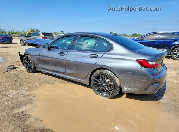 3MW5U9J07N8C62864 2022 BMW M3 Синий Задняя левая четверть