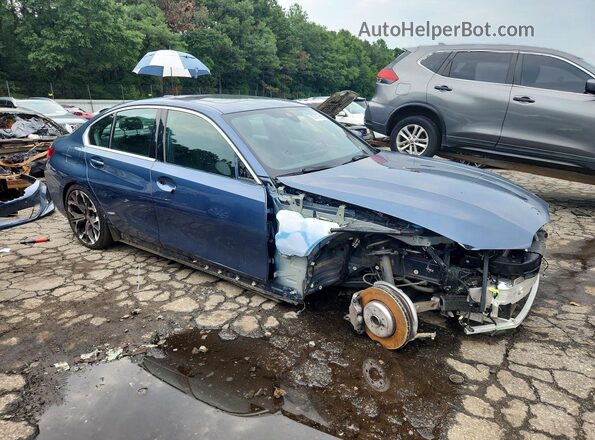 3MW69CW03S8F55152 2025 BMW 3 SERIES Blue Przód prawy