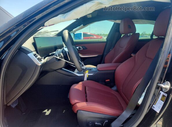 3MW69CW03S8F61484 2025 BMW 3 SERIES Black Սալոնի դիմացի տեսք