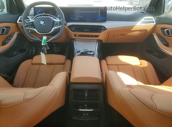 3MW69CW07S8F47653 2025 BMW 3 SERIES Black Вид панелі приладів