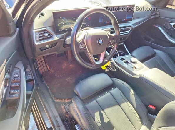 3MW69FF00P8D57086 2023 BMW 3 SERIES Black Вид панелі приладів