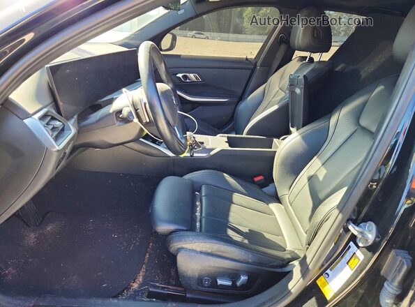 3MW69FF00P8D57086 2023 BMW 3 SERIES Black Вид салону спереду