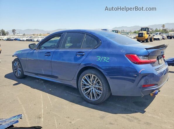 3MW69FF00P8D57993 2023 BMW 3 SERIES Blue Rear left