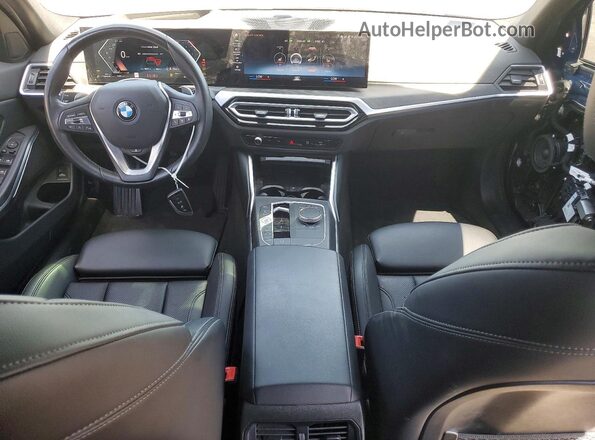 3MW69FF00P8D57993 2023 BMW 3 SERIES Blue Dashboard view