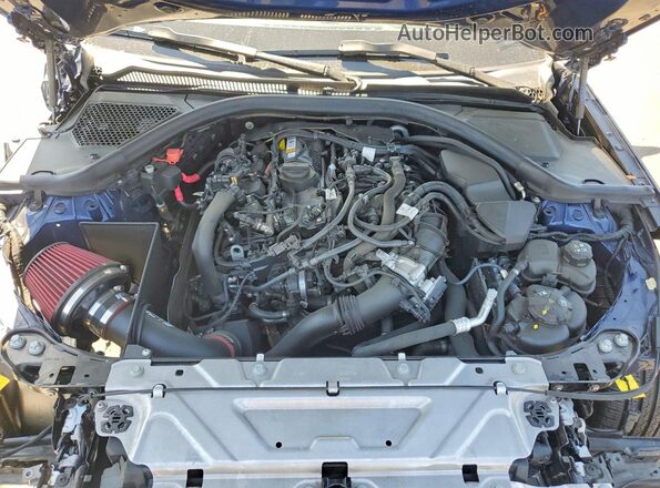 3MW69FF00P8D57993 2023 BMW 3 SERIES Blue Rear interior view