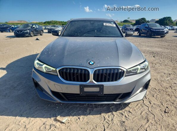 3MW69FF02R8E77197 2024 BMW 3 SERIES Gray Front view