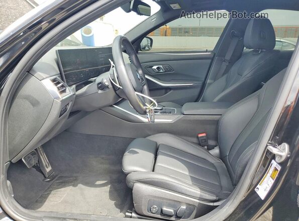 3MW69FF04R8E83972 2024 BMW 3 SERIES Black წინა სალონის ხედი