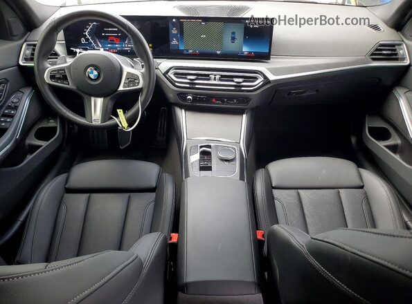 3MW69FF04R8E83972 2024 BMW 3 SERIES Black წინა პანელის ხედი
