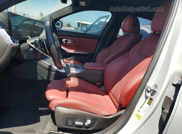 3MW69FF08P8D74606 2023 BMW 3 SERIES Gray Widok wnętrza z przodu