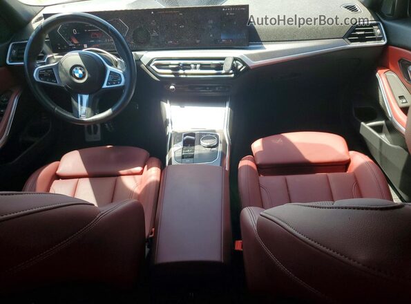 3MW69FF08P8D74606 2023 BMW 3 SERIES Gray Widok deski rozdzielczej