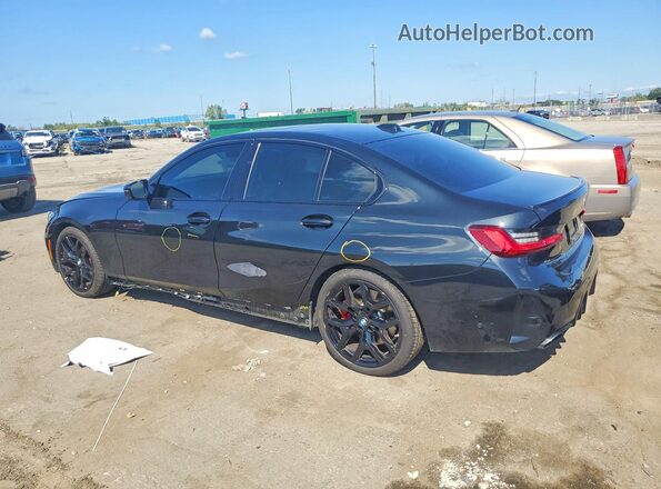 3MW69FT04S8F28161 2025 BMW M3 Черный Передняя правая четверть