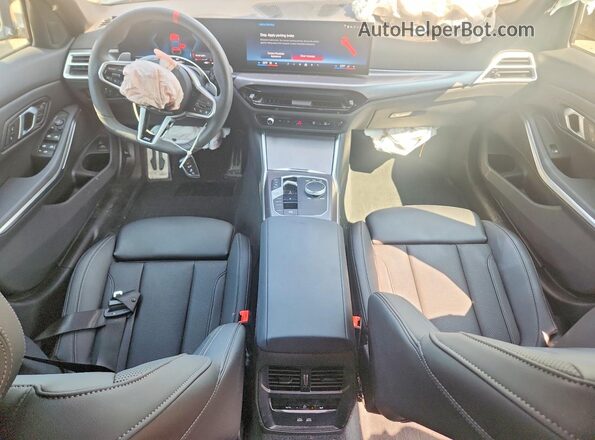3MW69FT09S8F44467 2025 BMW M3 Синий Вид панели приборов