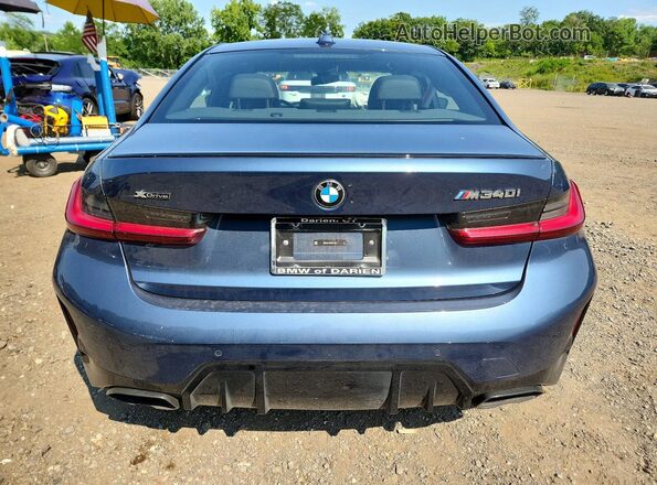 3MW69FT09S8F44467 2025 BMW M3 Синий Вид сзади