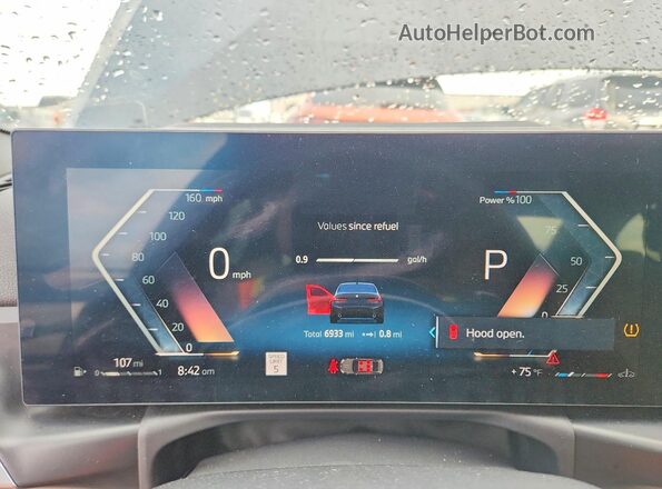 3MW89CW00T8F87650 2026 BMW 3 SERIES Черный Вид щитка приборов