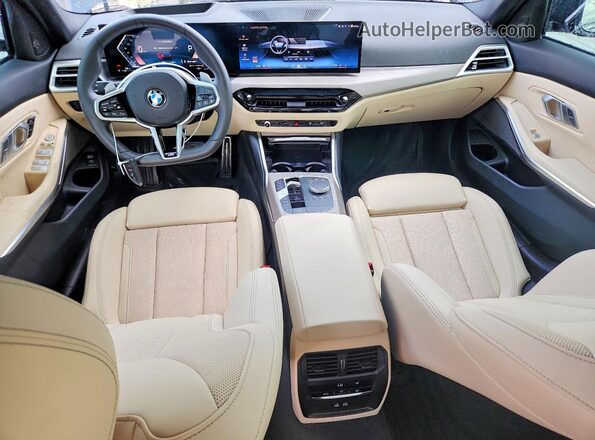 3MW89CW00T8F87650 2026 BMW 3 SERIES Черный Вид панели приборов