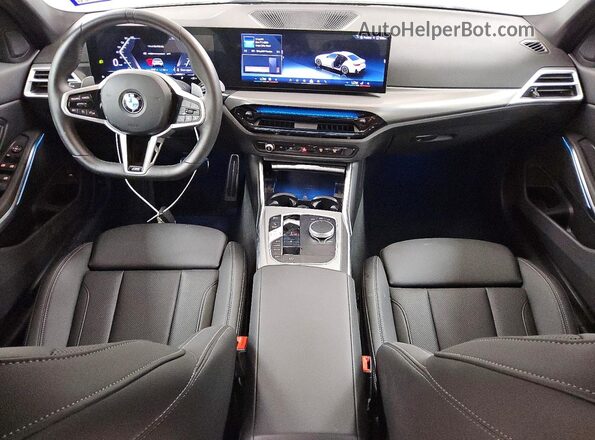 3MW89CW02T8F88699 2026 BMW 3 SERIES White Առջևի վահանակի տեսք