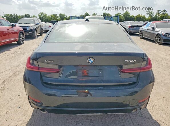 3MW89CW06S8F72939 2025 BMW 3 SERIES Black Вид ззаду