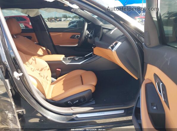 3MW89CW06T8F93324 2026 BMW 3 SERIES Black Front interior view