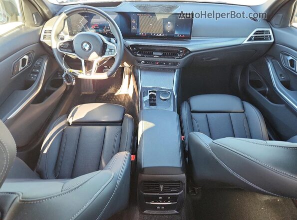 3MW89CW08S8F21944 2025 BMW 3 SERIES Gray Widok deski rozdzielczej