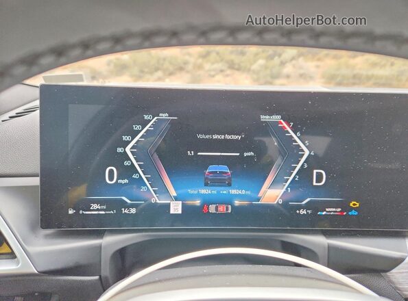 3MW89CW08T8G04405 2026 BMW 3 SERIES Black Vista del cuadro de instrumentos