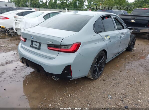 3MW89FF00R8E76896 2024 BMW 3 SERIES Серый Задняя правая четверть