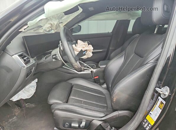 3MW89FF01P8D04499 2023 BMW 3 SERIES Black წინა სალონის ხედი