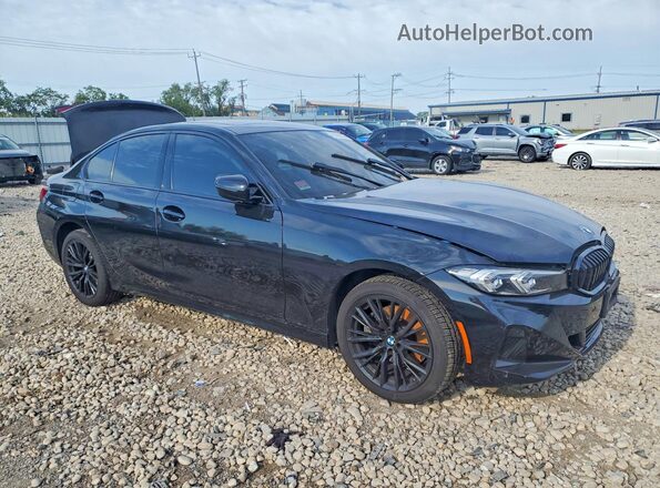 3MW89FF03P8D14841 2023 BMW 3 SERIES Черный Передняя правая четверть