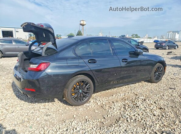 3MW89FF03P8D14841 2023 BMW 3 SERIES Черный Задняя правая четверть