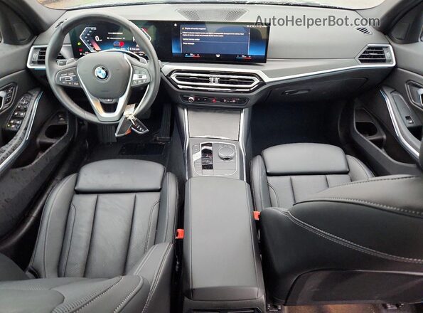3MW89FF03R8E01335 2024 BMW 3 SERIES Silver Widok deski rozdzielczej