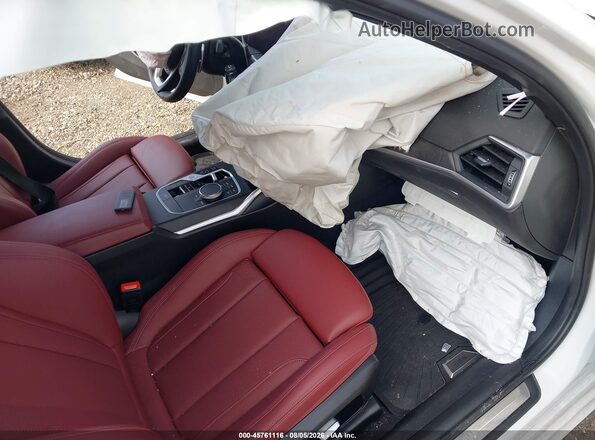 3MW89FF08P8D12728 2023 BMW 3 SERIES Белый Вид салона спереди