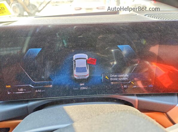3MW89FF09P8D03052 2023 BMW 3 SERIES Gray Instrument cluster view