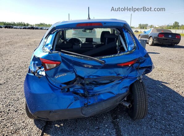 3MYDLBJV0LY714348 2020 TOYOTA YARIS Синий Вид сзади