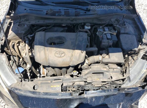 3MYDLBYV0HY147944 2017 TOYOTA YARIS Black Вид задньої частини салону