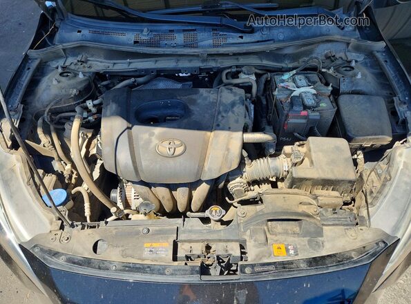 3MYDLBYV0HY170303 2017 TOYOTA YARIS Black Widok wnętrza z tyłu
