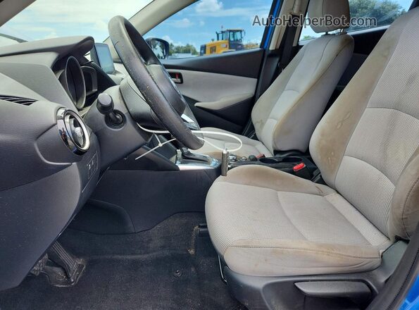 3MYDLBYV0KY511321 2019 TOYOTA YARIS Blue Вид салону спереду