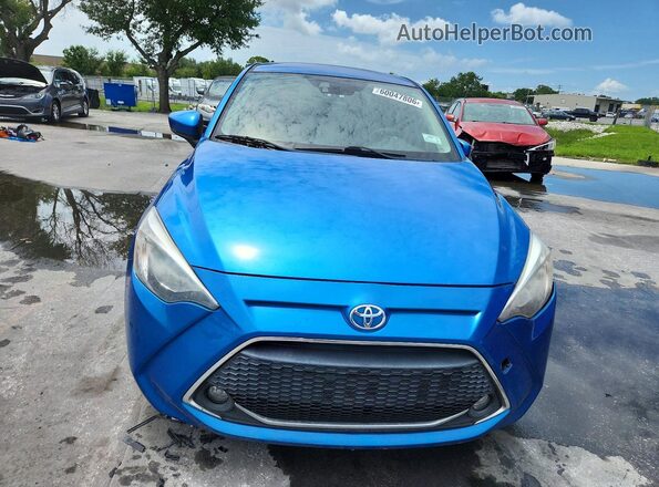3MYDLBYV0KY511321 2019 TOYOTA YARIS Blue Вид спереду