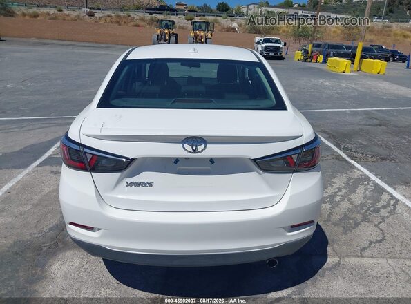3MYDLBYV0KY525459 2019 TOYOTA YARIS White 