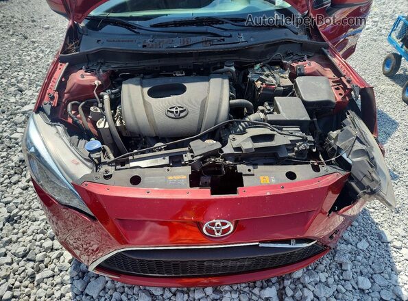 3MYDLBYV0LY708135 2020 TOYOTA YARIS Red Սալոնի հետևի տեսք
