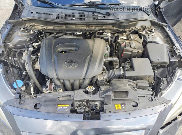3MYDLBYV1HY162470 2017 TOYOTA YARIS Gray Սալոնի հետևի տեսք