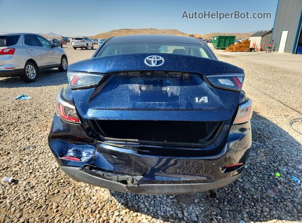 3MYDLBYV1HY172447 2017 TOYOTA YARIS Blue Rear view