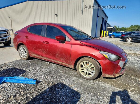 3MYDLBYV1HY189653 2017 TOYOTA YARIS Бордовый Передняя правая четверть