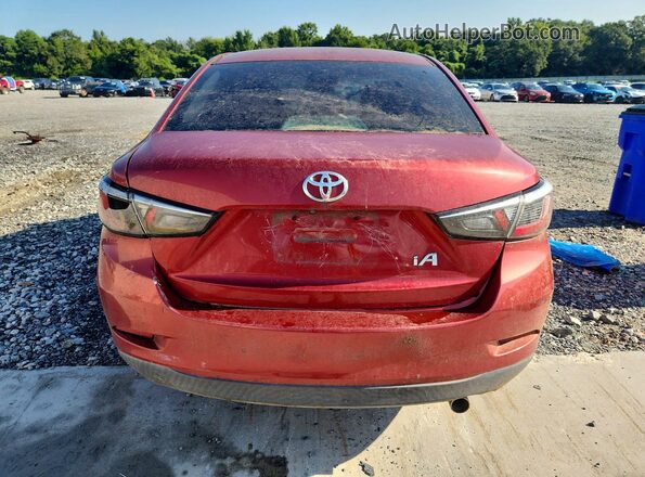 3MYDLBYV1HY189653 2017 TOYOTA YARIS Бордовый Вид сзади
