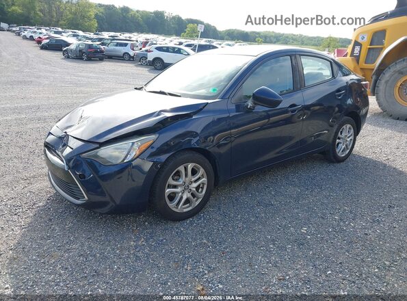3MYDLBYV1HY192858 2017 TOYOTA YARIS IA Blue Передня ліва чверть