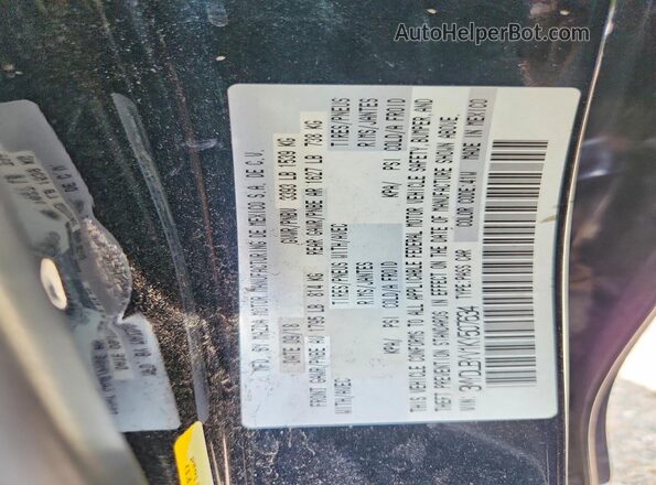 3MYDLBYV1KY507634 2019 TOYOTA YARIS Black Vista de la etiqueta del VIN
